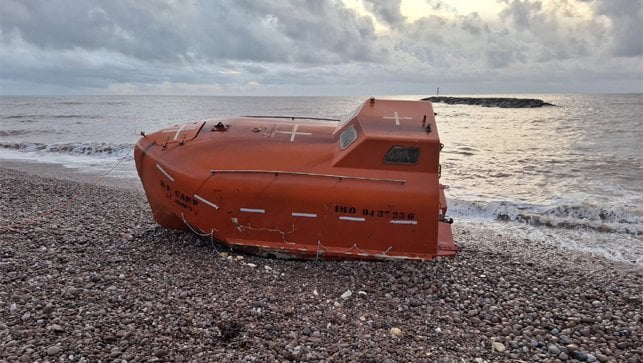 beached lifeboat