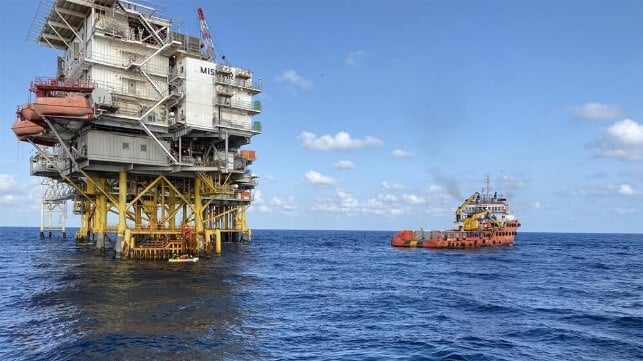 Mediterranean gas platform