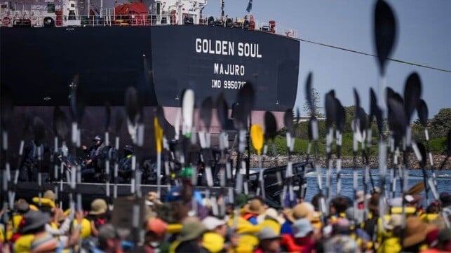 climate protestors in Australia