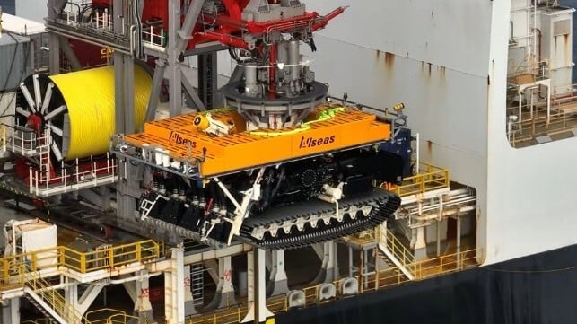 Deep-sea mining equipment leased by The Metals Company (Courtesy Allseas)