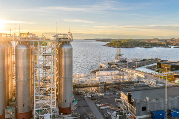 Northern Lights CO2 terminal Norway