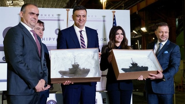 contract signing for new tugboats built in Greece