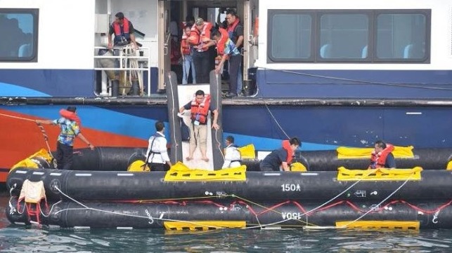 ferry evacuation exercise