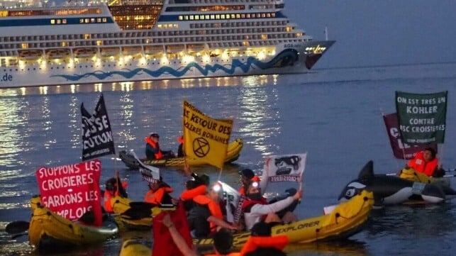 cruise protest