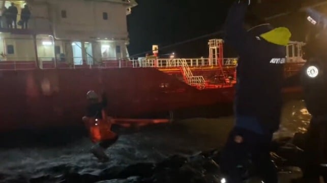 Turkey tanker evacuation