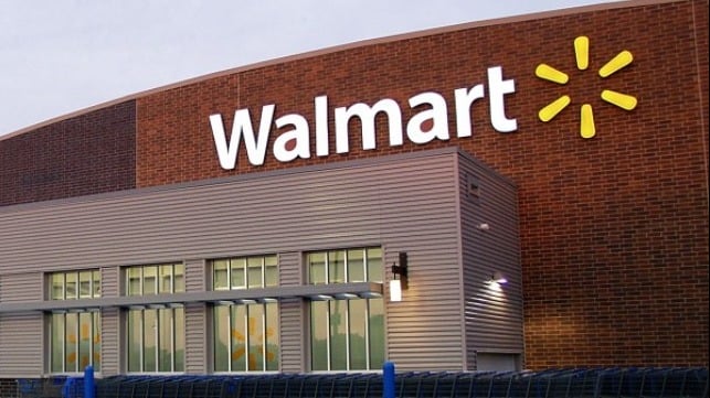 chartered ships delivery mechandise to Walmart