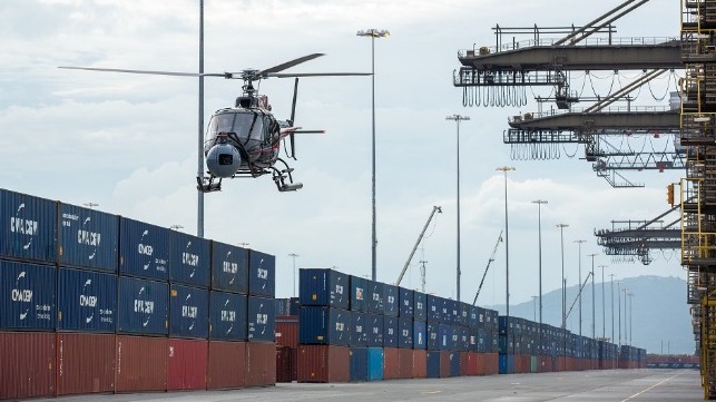 CMA CGM containers 