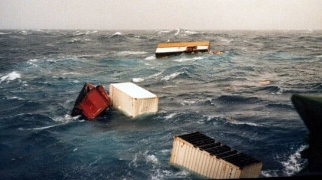 containers adrift