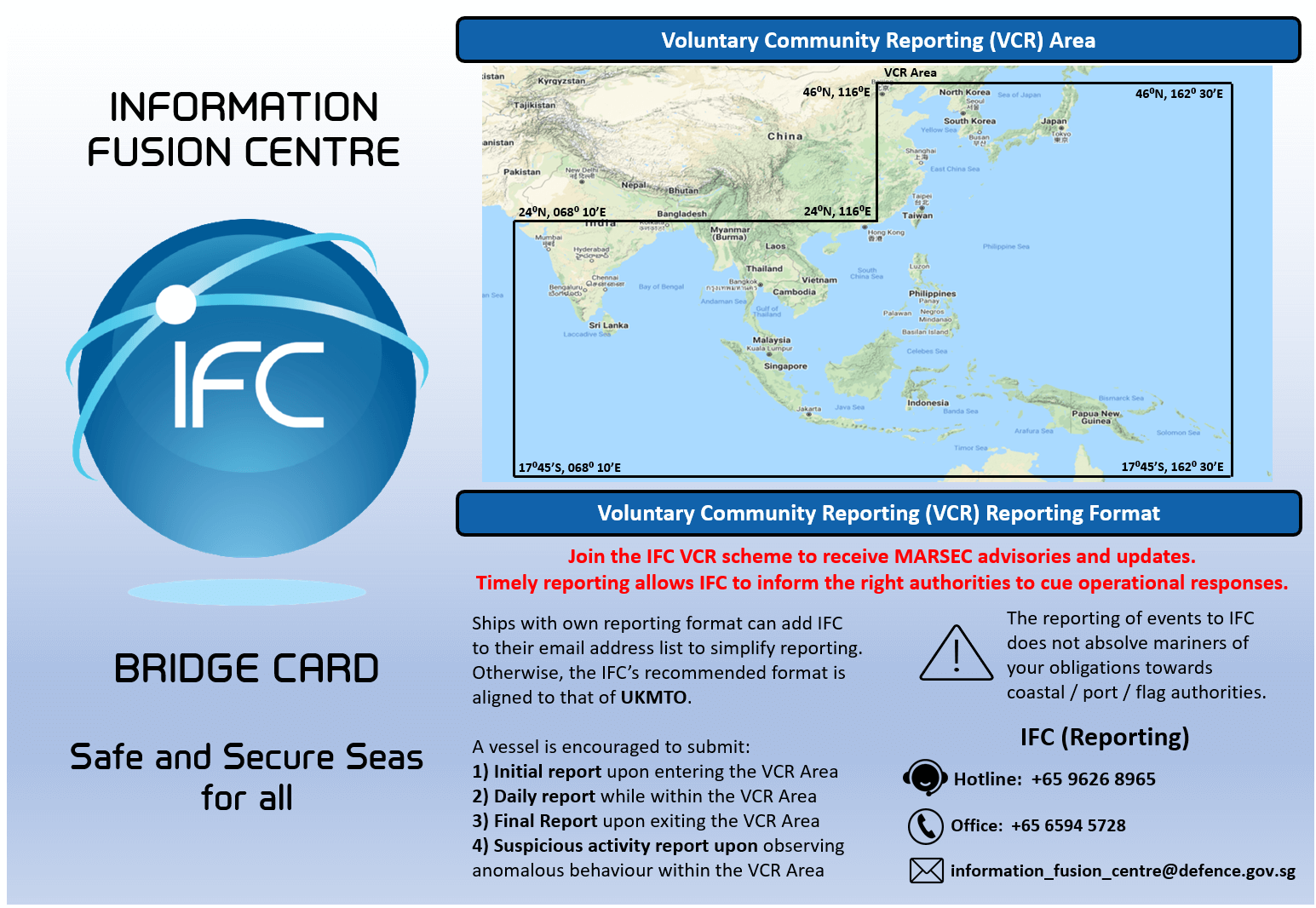 The Singapore Information Fusion Centre's Role in Maritime Security