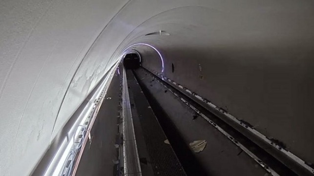 Virgin Hyperloop One tunnel