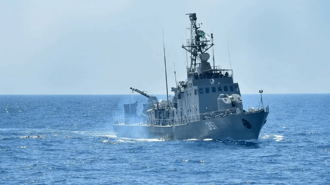 Algerian patrol boat Djebel Chenoua (U.S. Navy file image)