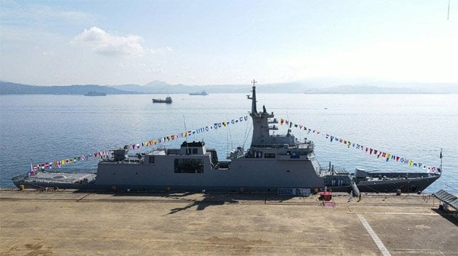 Philippine frigate commissioning 