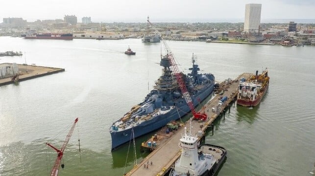 Battleship USS Texas Gets a Permanent Home