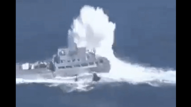 PLA Navy sinking exercise