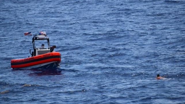 coast guard rescue cuban migrant