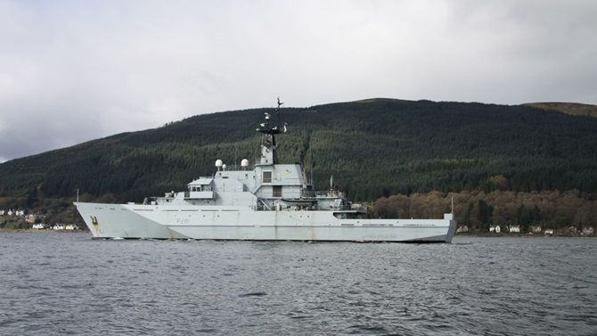 Royal Navy Minehunting Crew Reassigned to Fishery Patrol