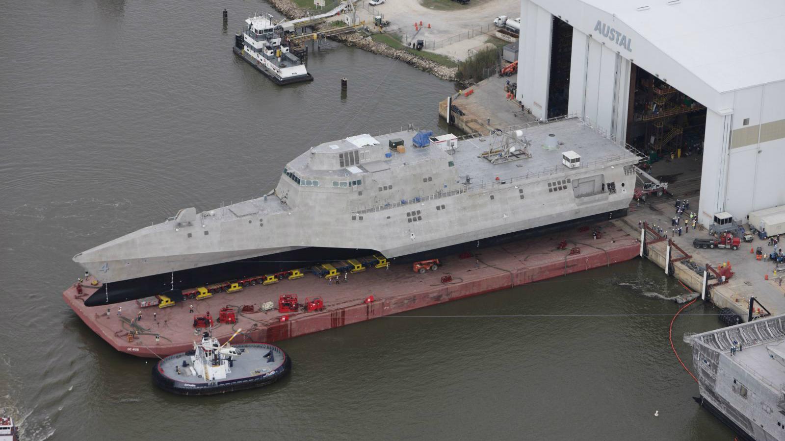 LCS 4 rolled out at Austal