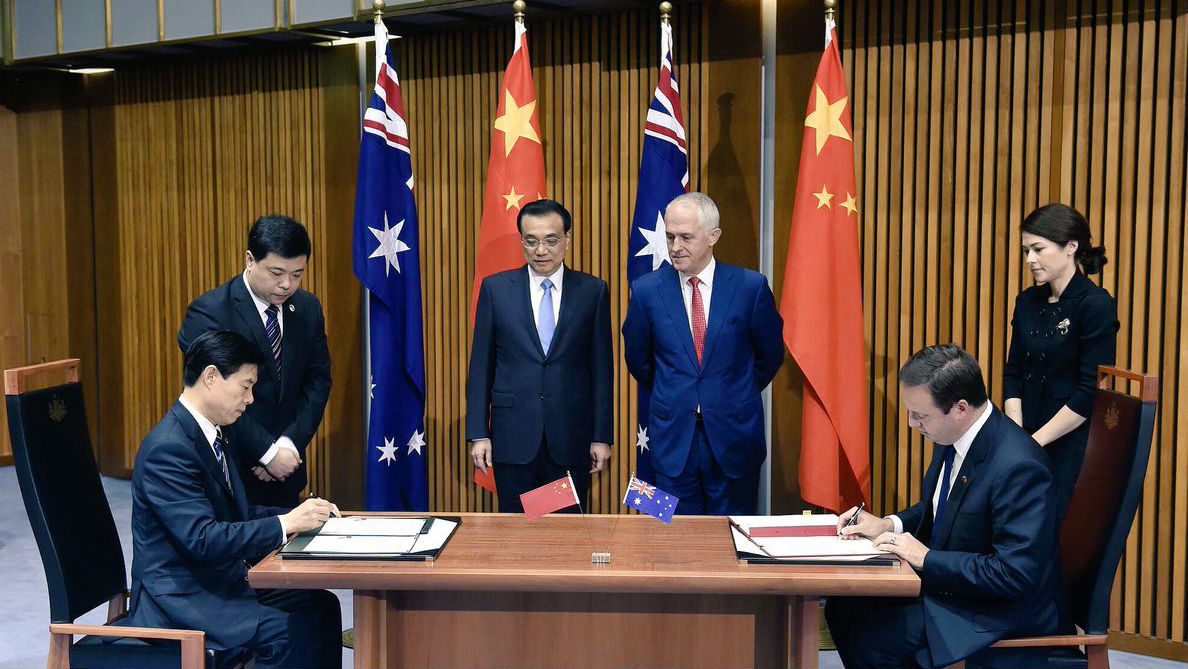 China Australia agreement