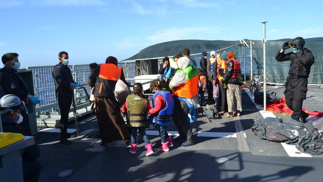 Frontex migrant rescue