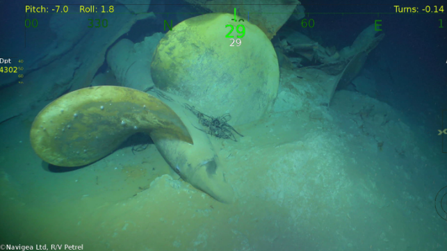 R/V Petrel Finds the Sullivan Brothers' Ship