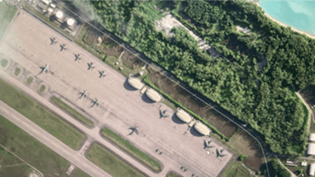 The South Ramp on Diego Garcia on June 22 (Sentinel-2)