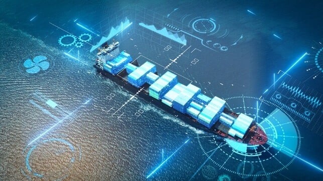 Ship with digital elements