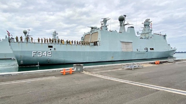  Danish frigate piracy mission in Gulf of Guinea 