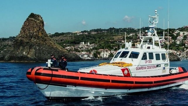 The patrol boat CP 323 (File image courtesy Guardia Costiera)