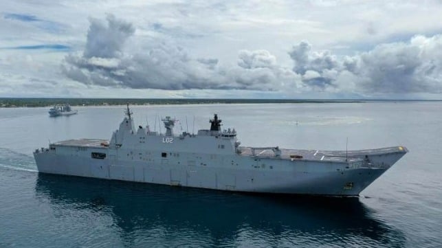 Australian warship