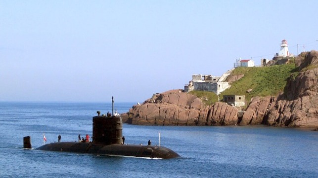 Submarine HMCS Corner Brook
