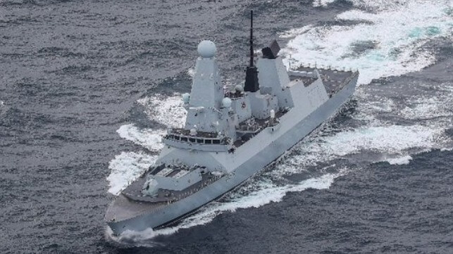UK destroyer HMS Diamond