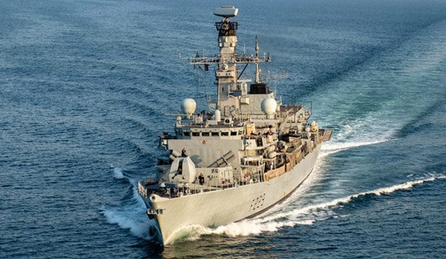 HMS Lancaster frigate