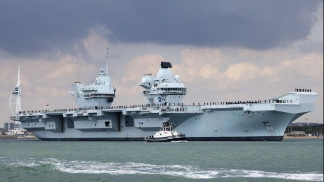 Royal Navy’s HMS Prince of Wales has Mechanical Issue After Departure