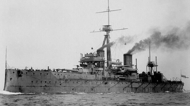 Royal Navy battleship HMS Dreadnought