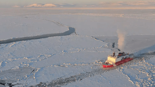 Coast Guard Icebreaker Healy Visits North Pole Amid Arctic Activity