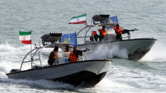 US Navy fires warning shots at Iranian fast attack boats
