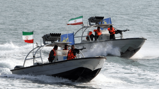 IRGC attack boats