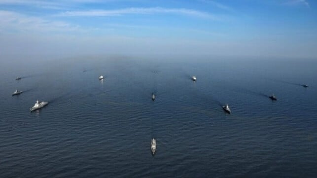 Iranian naval exercise