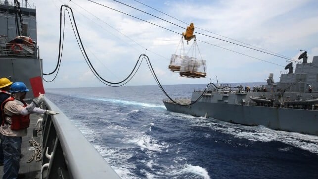 MSC resupply to USN