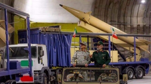 Iran missile base tour