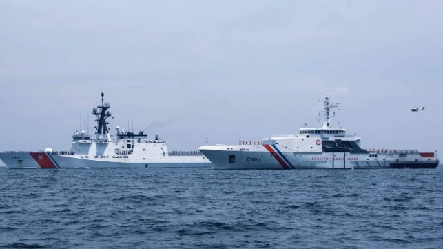 Coast Guard conducts international oil spill drill in the Strait