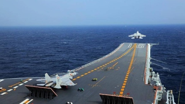 Liaoning carrier launch