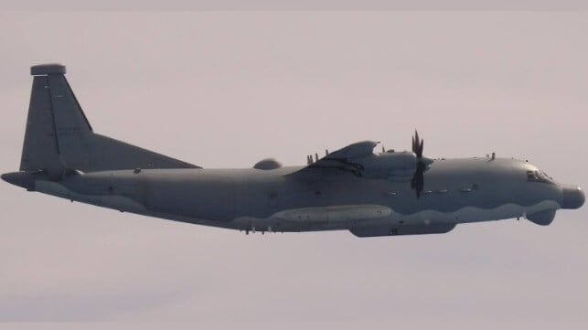 A Y-9DZ PLA Air Force surveillance plane near Japan, April 2024 (file image courtesy Japan Self Defense Forces)