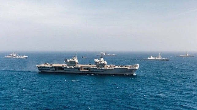 Royal Navy carrier group
