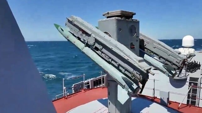 Russian Navy drill in the Caspian, 2024 (Russian MOD)