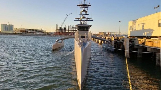 unmanned surface vessel US Navy autonomous