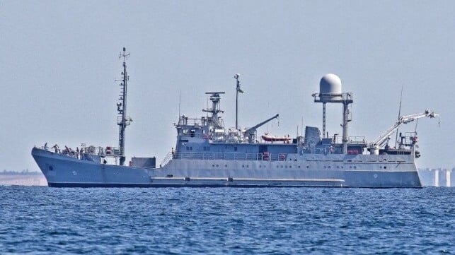Ukrainian spy ship