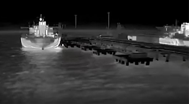 Russian oil and gas terminal Black Sea