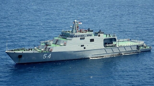 UMS Inlay, a Myanmar Navy patrol vessel (Indian Navy file image)