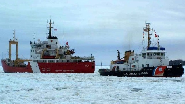 icebreaking on Great Lakes